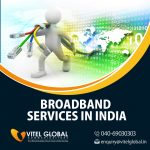 Broad band services in India