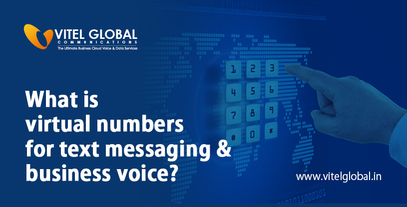 What is virtual number for text messaging and business voice?